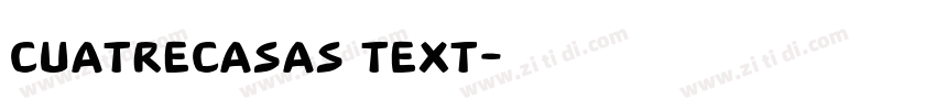 Cuatrecasas Text字体转换